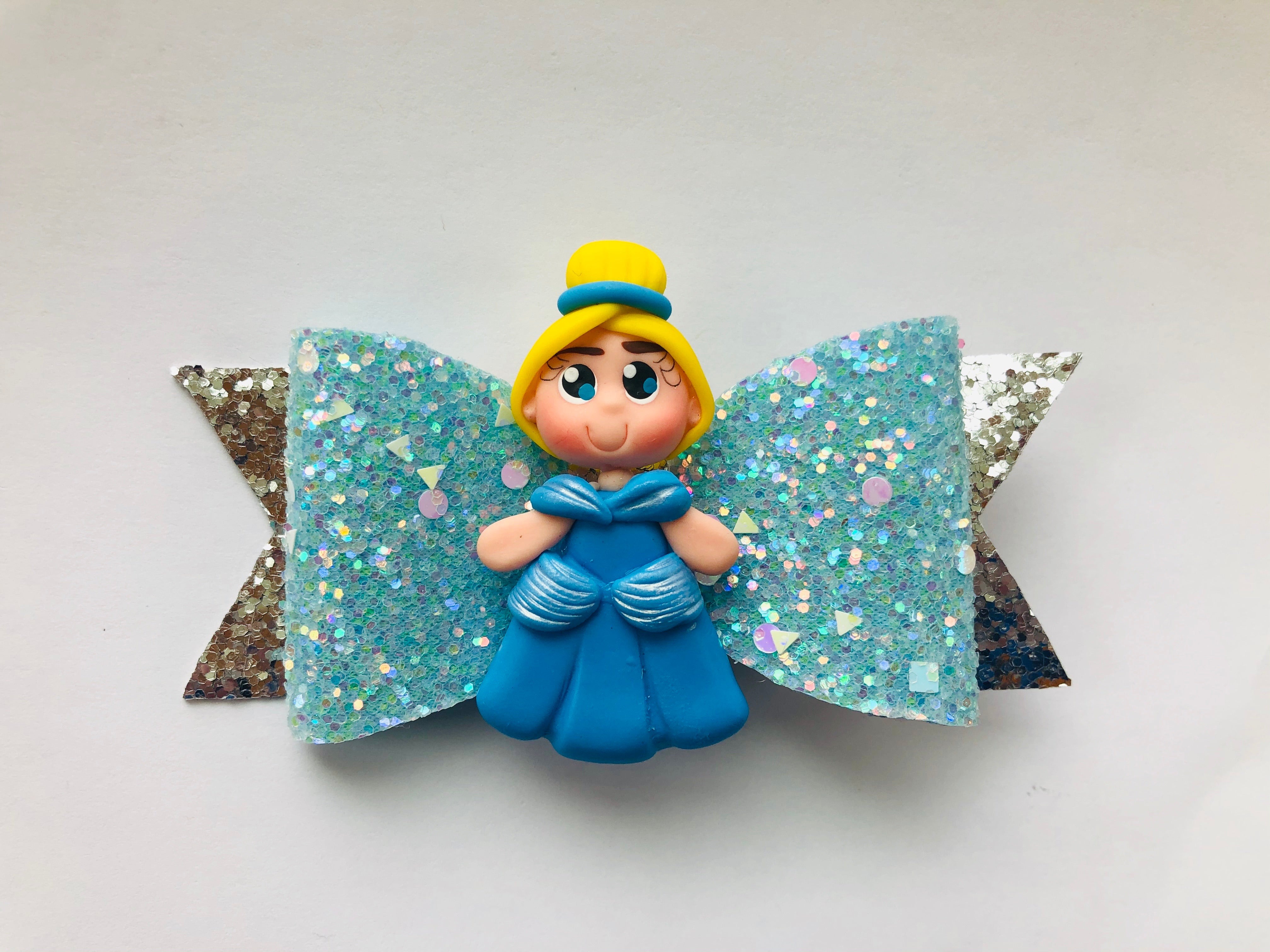 Glass slipper princess bow