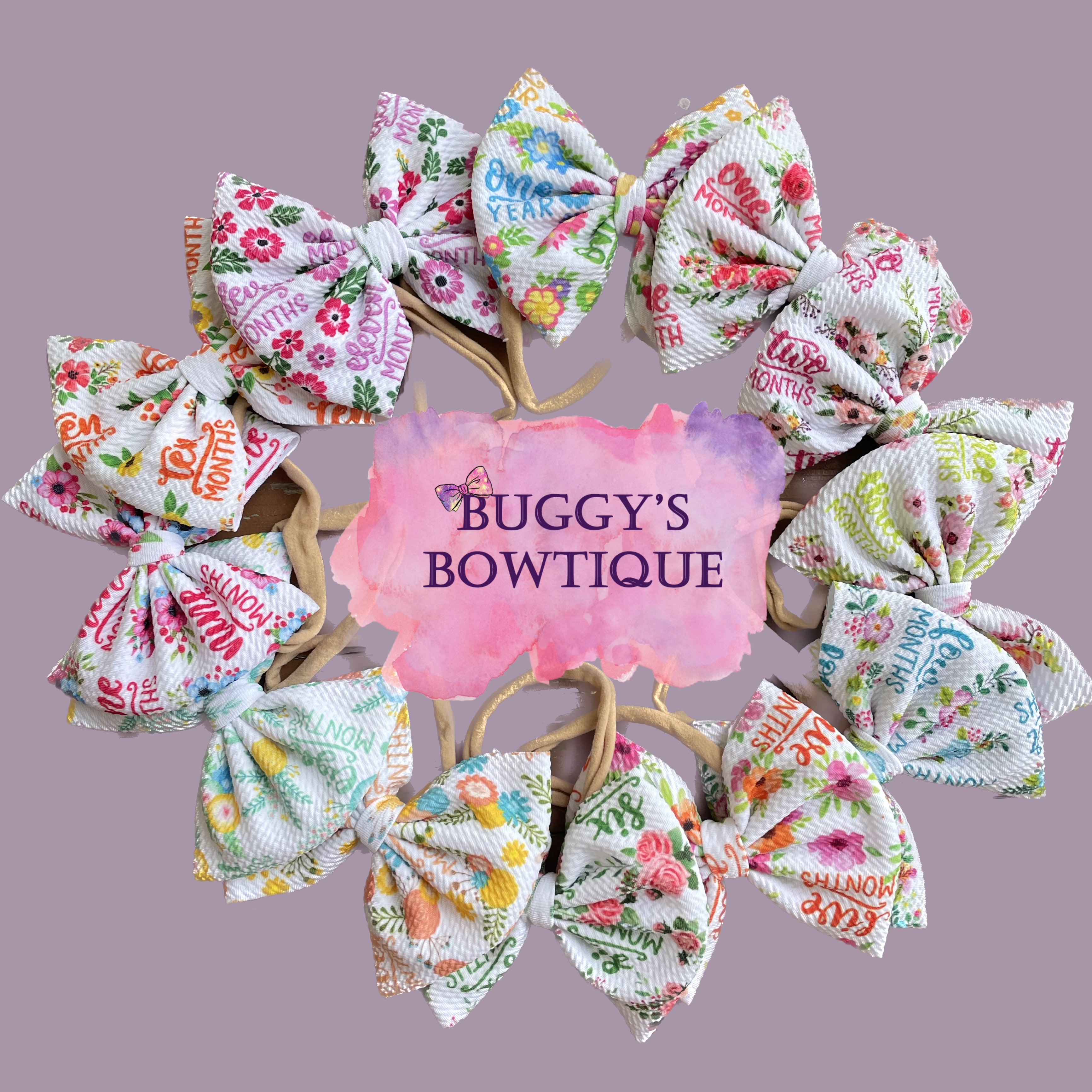 Milestone Fabric Bow Bundle