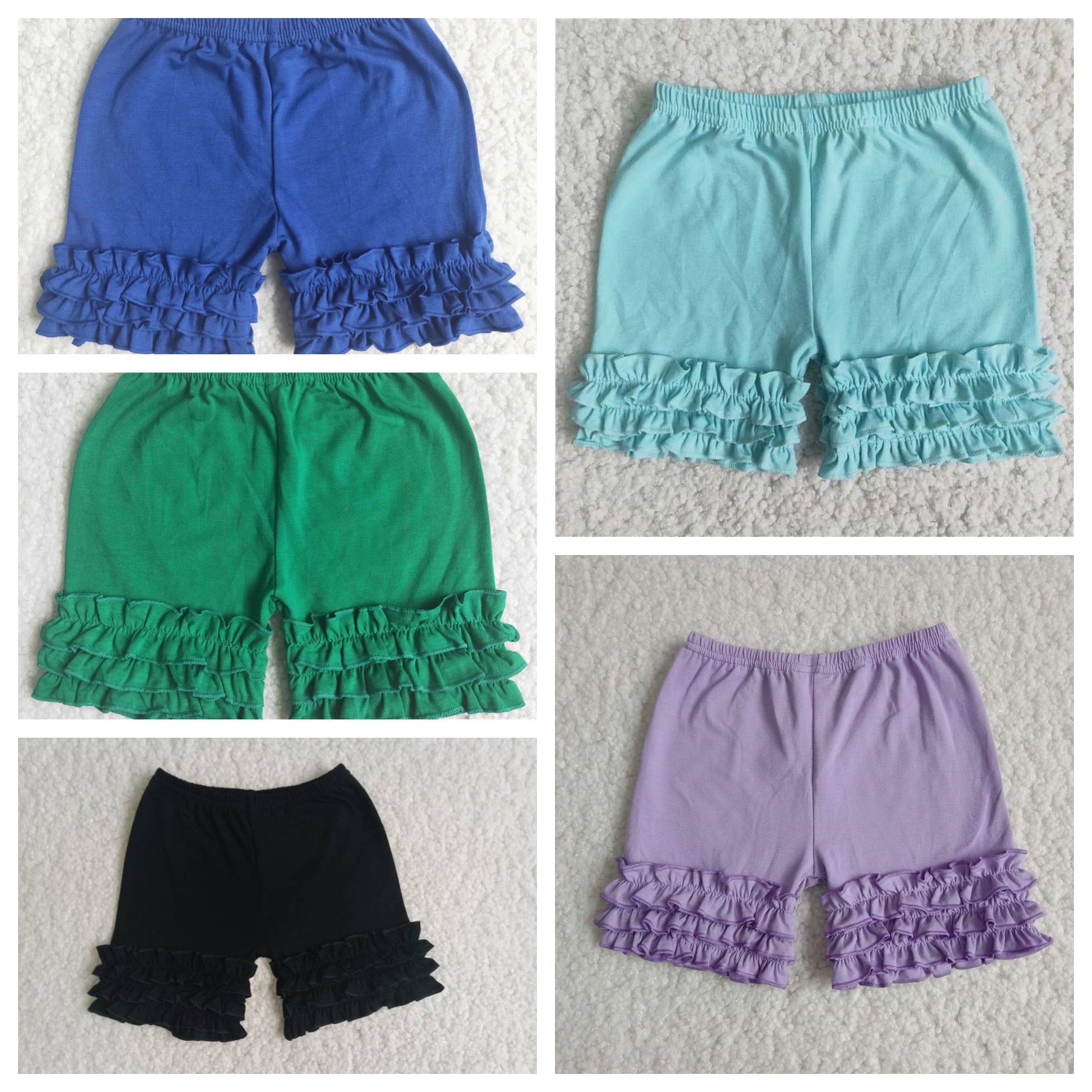 RTS Solid Ruffle Shorts