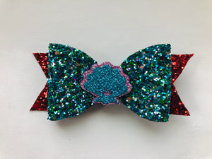 Mermaid princess bow