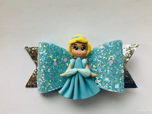 Glass slipper princess bow