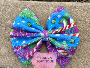 Flying Space Toy inspired bow/bow tie/headband/piggies/Scrunchie