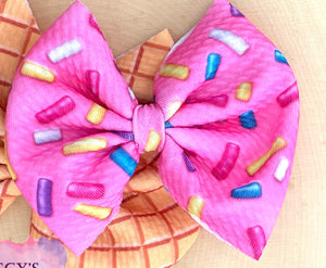 Pink Sprinkles Bow