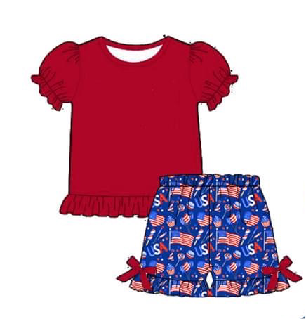 RTS Patriotic Ruffle Set