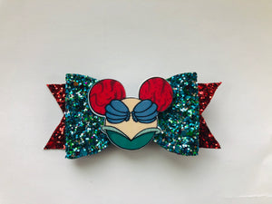 Mermaid princess bow